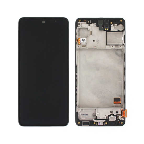 Touch+Display+Frame Samsung Galaxy M31s/M317 Service Pack Preto